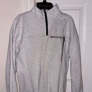 Whitefox Women’s Grey and Black quarter zip